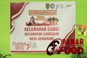 Meriahnya Lomba Masak Nasi Goreng Ala Mbak Ita di Kelurahan Candi Semarang