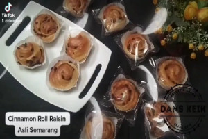 Cinnamon Roll Raisin Semarang : Kelezatan Nan Wangi