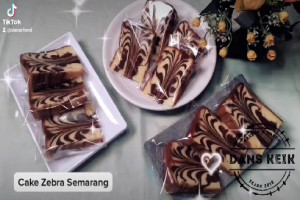 Cake Zebra : Kue Cantik yang Sangat Lezat dan Terfavorit di Semarang