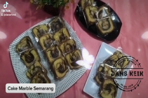 Lembutnya Cake Marble Semarang, Cake Enak Murah Meriah yang Cocok untuk Segala Acara