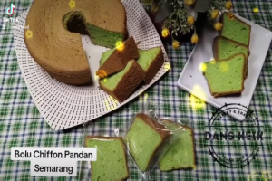 Rasakan Kelezatan Bolu Chiffon Pandan Terenak Terpopuler dari Kota Semarang yang Banyak Diburu untuk Bingkisan