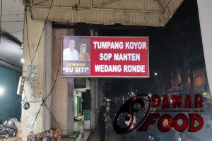 Kuliner yang Gurih Wajib Salatiga : Warung Lesehan Wedang Ronde dan Tumpang Koyor Bu Siti Enak Murah