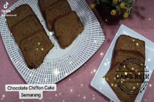 Jual Chocolate Chiffon Cake Semarang : Premium Empuk Selembut Kapas, Enak dan Harga Murah Meriah