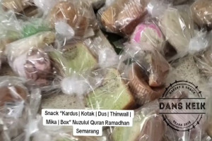 Snack “Kardus, Kotak, Dus, Thinwall, Mika, Box” Nuzulul Quran Ramadhan Semarang