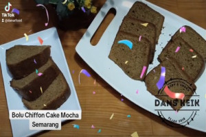 Bolu Chiffon Cake Mocha Semarang : Enak, Murah Meriah dan Merasakan Citarasa Kopi Lewat Kue yang Lembut