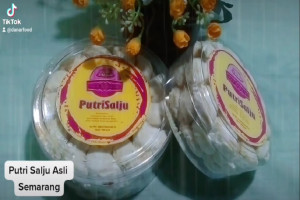 Cookies Putri Salju Premium Semarang Lembut Ngeprul untuk Sajian Lebaran : Putri Salju Asli Semarang