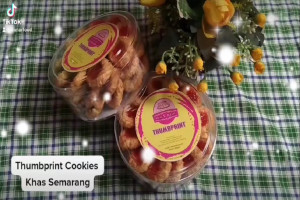 Kue Kering Thumbprint Premium Semarang Termurah Harga Grosir : Thumbprint Cookies Khas Semarang